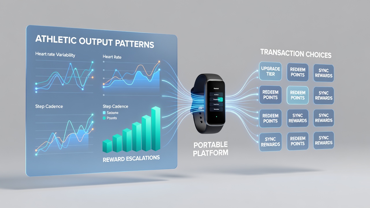Diagram illustrating data flow from live sports statistics through mobile wallet transactions to escalated casino reward tiers