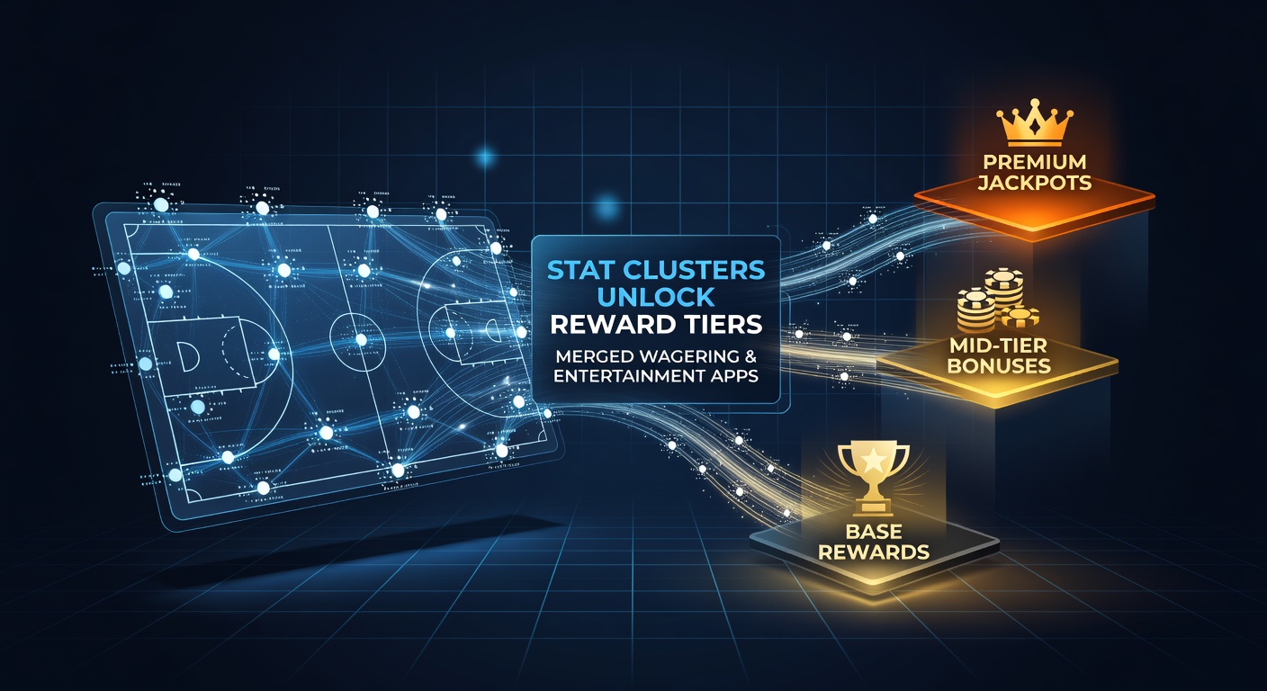 Visualization of basketball player performance clusters integrated with mobile app reward interfaces