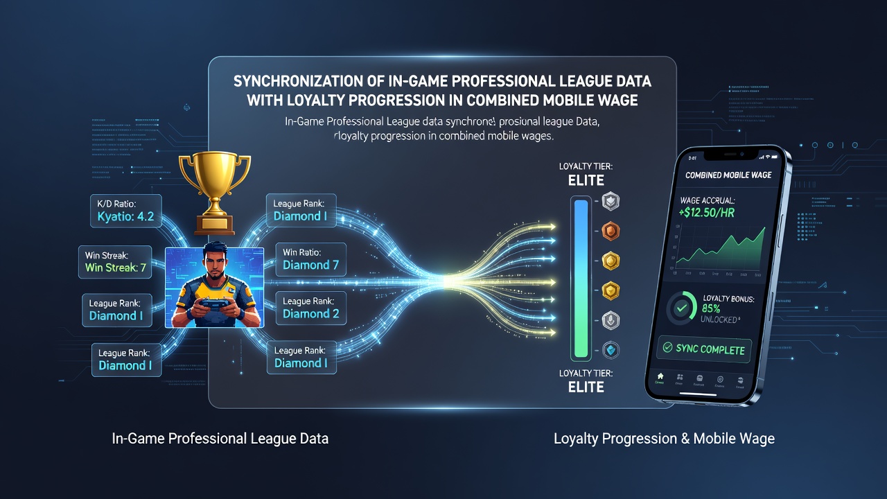 Dashboard view of loyalty tiers advancing based on synchronized league performance data